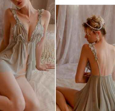 Hot Sheer Lingerie Nightdress for Women