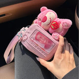 Waterproof Portable Card Bags Multi-pocket Stylish Design Keychain Wallet for Everyday Use