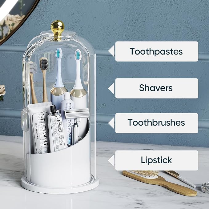 Dustproof Sliding Toothbrush Holder