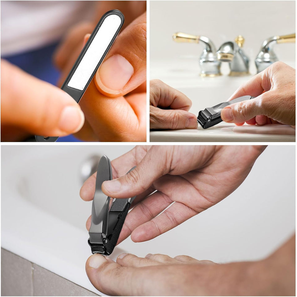 Anti Splash Nail Clipper With Nail Catcher