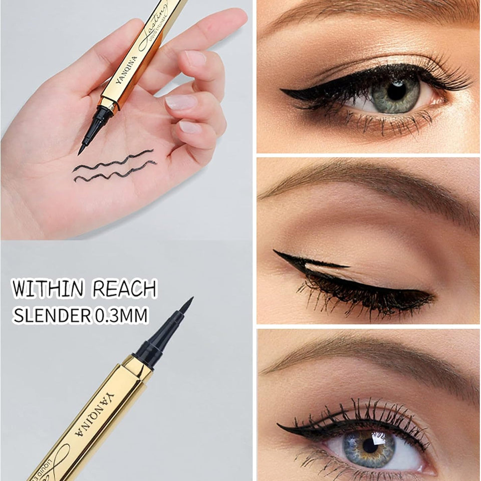 Yanqina waterproof and non smudging Liquid Eyeliner