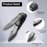 Anti Splash Nail Clipper With Nail Catcher