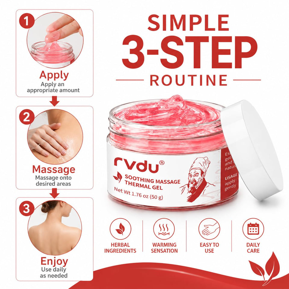 Deep Tissue Herbal Warming Massage Gel