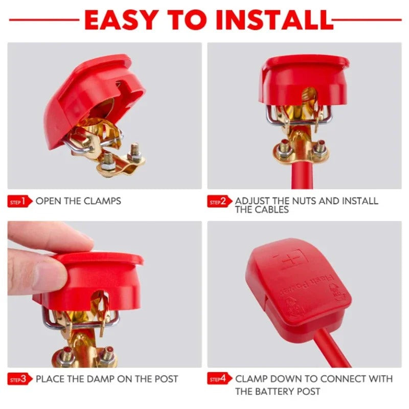 Quick Release Terminal Connector Clamps