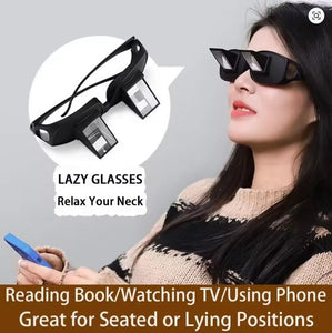 Lazy Periscope Horizontal Reading / TV Glasses