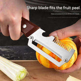 Multi-Purpose Vegetable Peeling and Slicing Kitchen Tool
