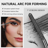 Waterproof Mascara Natural Black 3D Silk Fiber Eyelashes