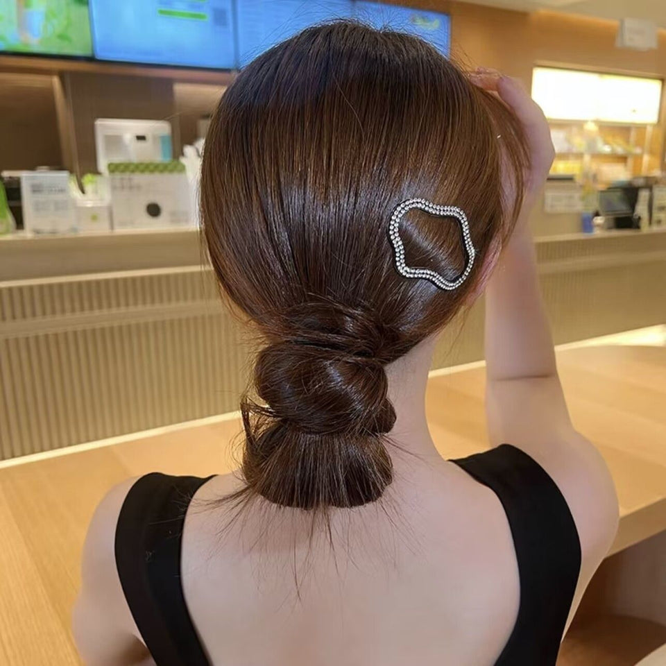 Women Metal Alloy Cloud Hair Clips