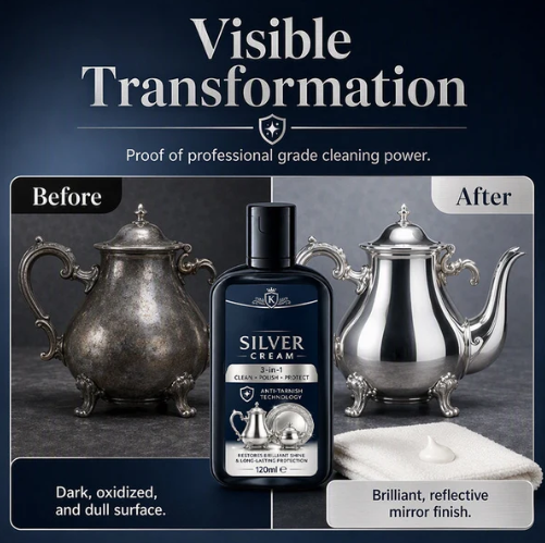 Anti-Tarnish Silver Polish Cream