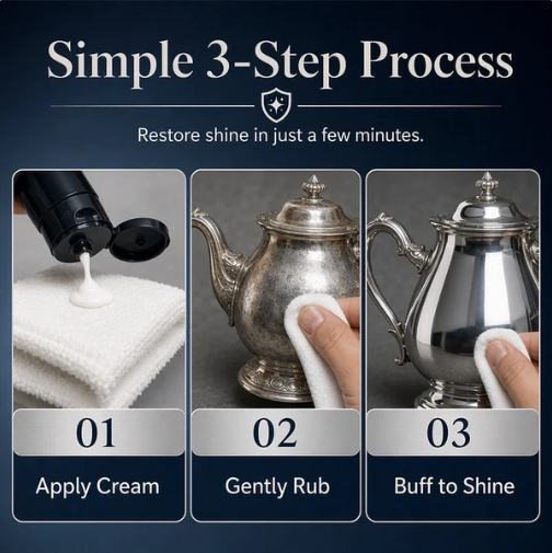 Anti-Tarnish Silver Polish Cream