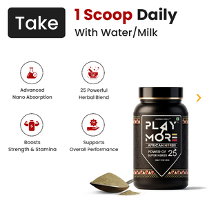 Play More African Herbals supplement for Men