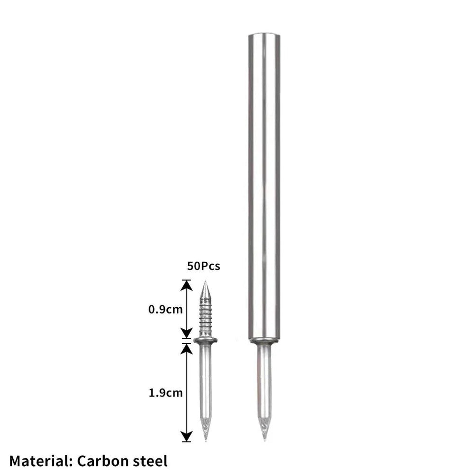 Double-Head Skirting Thread Seamless Nail