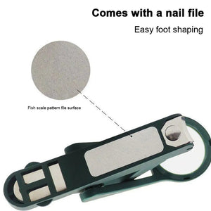 Nail Clippers with Storage Box And Magnifying Glass